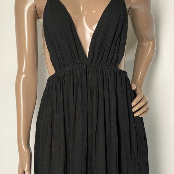 Spiritum Tulum Women’s Laura Maxi Dress One Size Black - Picture 7 of 8